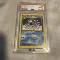 PSA 10 Golduck 1st Edition Fossil 35/62 Pokemon 1999 Uncommon - Image 1