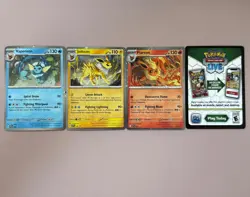Pokemon Jolteon Flareon Vaporeon Promo Set of 3 Prismatic Evolutions - Image 1
