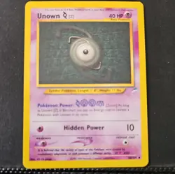 Pokemon TCG Unown Z Neo Destiny 60 Uncommon LP - Image 1
