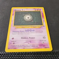 Pokemon TCG Unown Z Neo Destiny 60 Uncommon LP - Image 3