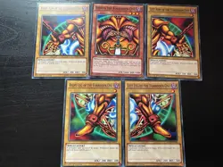 LDK2 Exodia The Forbidden One FULL SET Common YuGiOh Cards 1st edition - Image 1