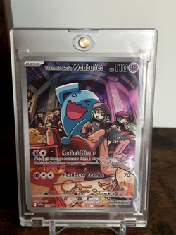 Team Rocket's Wobbuffet 203 Sv: Scarlet & Violet Promo Cards Holo - Image 2