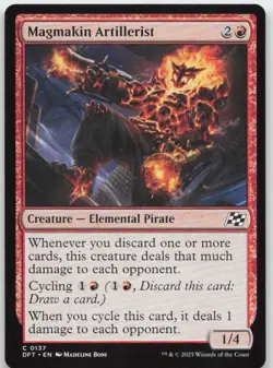 Magic: The Gathering : Magmakin Artillerist Aetherdrift 137 : C - Image 1