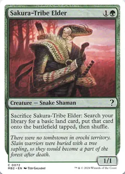 Sakura-Tribe Elder (White Border) Mystery Booster 2 Regular - Image 1