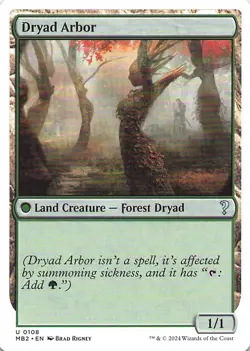 Dryad Arbor (White Border) Mystery Booster 2 Regular - Image 1