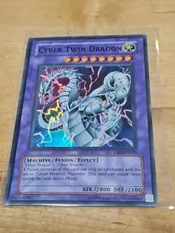 Yugioh Cyber Twin Dragon CRV-EN035 Super Rare ¿ - Image 1