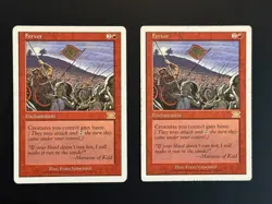 MTG - Fervor - Core Set 6th Edition - Set of 2 - MP (Magic: The Gathering) - Image 1