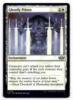 Ghostly Prison NM 116 Commander: Tarkir: Dragonstorm Magic: The Gathering - Image 1