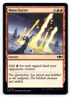 Mana Geyser NM 223 Commander: Tarkir: Dragonstorm Magic: The Gathering Common - Image 1
