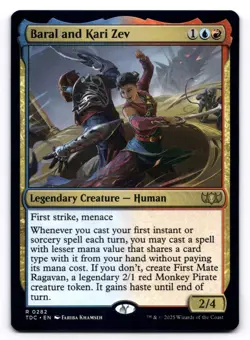 Baral and Kari Zev NM 282 Commander: Tarkir: Dragonstorm Magic: The Gathering - Image 1