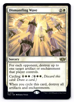 Dismantling Wave NM 112 Commander: Tarkir: Dragonstorm Magic: The Gathering Rare - Image 1