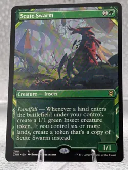 Magic the Gathering * Scute Swarm (Showcase) * Zendikar Rising * Regular * NM-M - Image 1