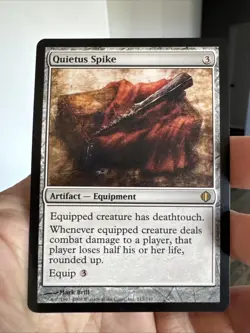 MTG - Quietus Spike - Shards of Alara - NM - $1 Shipping - Image 1