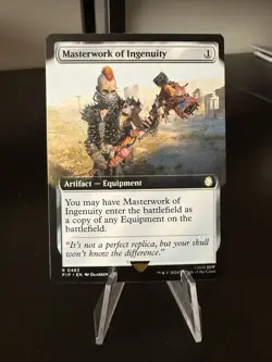 MASTERWORK OF INGENUITY ~ NM ~ MTG Magic- 0483 PIP Fallout EXTENDED Art - Image 1