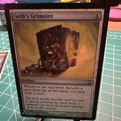MTG - Darksteel - Geth's Grimoire Foil NM/M - Image 1