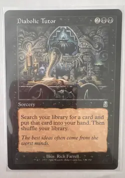 Diabolic Tutor 129/350 Odyssey MTG Uncommon Regular NM - Image 1