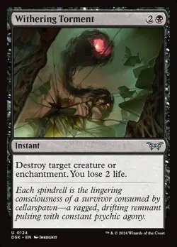MTG Withering Torment [DSK] #124 FOIL en - Image 1