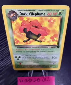 Pokemon TCG Dark Vileplume Team Rocket 30/82 Rare WOTC - Image 3