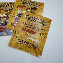 Pokemon Stained Glass Crystal Card BOX 4 Sealed Packs - Image 3