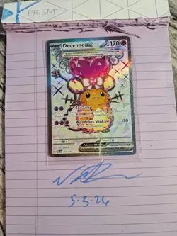2023 Pokemon SV Paldea Evolved Dedenne ex Ultra Rare #239/193 - Image 1