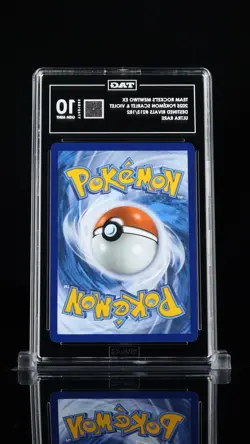 TAG Gem Mint 10 Team Rocket's Mewtwo ex 213/182 Pokemon Destined Rivals DRI EN - Image 2