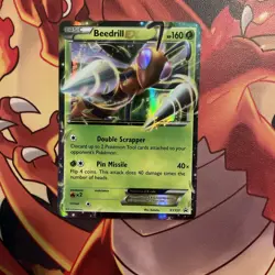 Pokemon Beedrill EX XY Black Star Promos Holo Card XY157 NM - Image 2