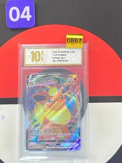 Pokemon Chinese TCG CARD Sword & Shield Flareon VMAX CS4ac 021/132 RRR Grade10 - Image 1
