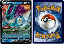 Pokemon Card - Suicune V Evolving Skies 031/203 V Ultra Rare Holo Near Mint - Image 3
