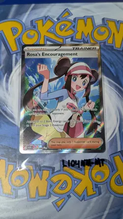 Rosa's Encouragement 114/088 Ultra Rare Holo Perfect Order Pokemon Tcg Nm-Mt - Image 2