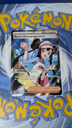 Rosa's Encouragement 114/088 Ultra Rare Holo Perfect Order Pokemon Tcg Nm-Mt - Image 3