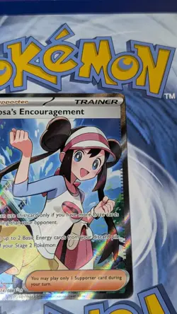 Rosa's Encouragement 114/088 Ultra Rare Holo Perfect Order Pokemon Tcg Nm-Mt - Image 4
