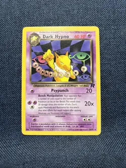 Dark Hypno 26/82 Team Rocket Set Pokemon Card Non‑Holo Rare - Image 1