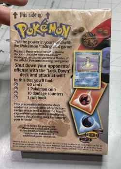 Lockdown Fossil Theme Deck Pokemon Cards TCG WotC BRAND NEW SEALED - Image 2
