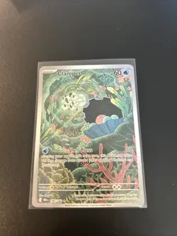 Pokemon TCG Clamperl 195/182 Destined Rivals Illustration Rare Pokemon Card - Image 1