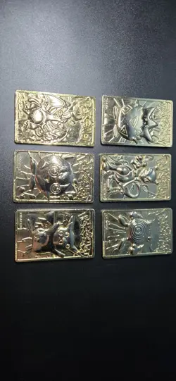 Burger King 23K Gold Pokemon Cards (No CoA or Ball) - Image 1