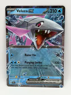 Veluza ex 043/159 Journey Together NM Double Rare Holo Pokemon TCG - Image 1