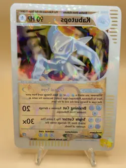 Pokemon Kabutops Crystal Type 12/12 Skyridge Reverse Holo Rare Vintage Card🔥🔥 - Image 3