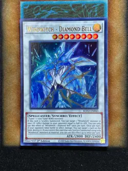 Yugioh Windwitch - Diamond Bell BLVO-EN043 Ultra Rare 1st Ed NM - Image 1