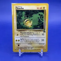 1999 Pokemon TCG Pikachu #27 Black Star Promo WOTC - Light Play+ - Image 1