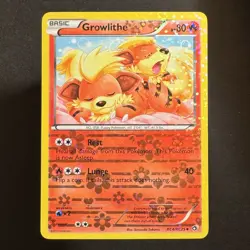 Growlithe - RC4/RC25 - Legendary Treasures - Pokemon - Reverse Holo - Played - Image 1