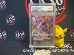 2021 Pokemon SWSH FA Espeon VMAX Evolving Skies 065/203 PSA 10 - Image 1