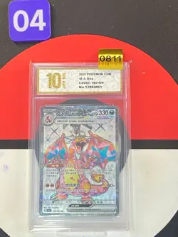 Pokemon TCG S-Chinese Charizard ex CSV5C 145/129 SR Grade10 - Image 1