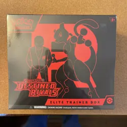 Pokemon TCG Destined Rivals Elite Trainer Box ETB Factory Sealed - Image 1