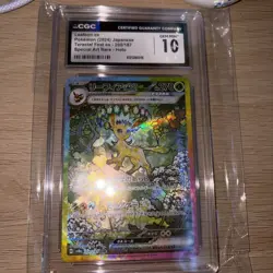 CGC 10 PRISTINE JAPANESE POKEMON 2024 LEAFEON ex 200/187 TERASTAL FESTIVAL SV8a - Image 1