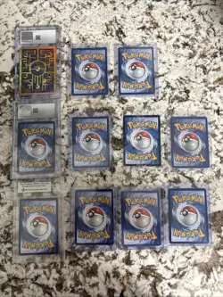 Pokemon Lot CGC Slabs Ancient Mew 8 Pikachu 9 Charizard Mewtwo Zapdos - Image 2