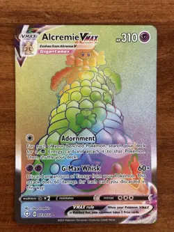 Pokemon TCG Alcremie VMAX 73/72 Shining Fates NM - Image 1