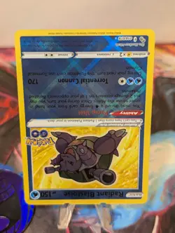 Radiant Blastoise 018/078 Pokemon GO Holo - Image 5