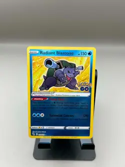 Radiant Blastoise 018/078 Pokemon GO Holo - Image 1