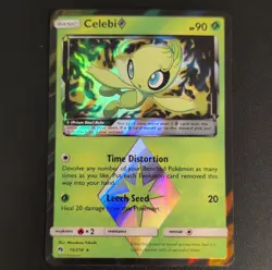 The Pokemon Company Celebi Prism Star Holo SM-Lost Thunder 19/214 Prism Rare - Image 1