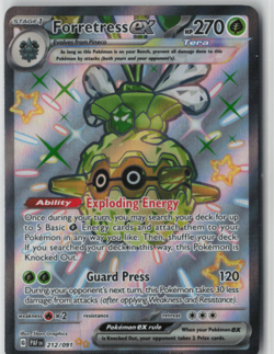 Pokemon - Forretress ex - 212/091 SV: Paldean Fates - Shiny Ultra Rare - NM - Image 1